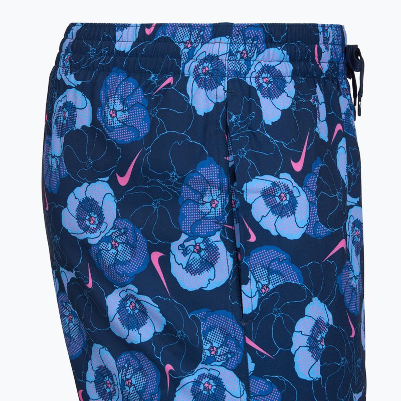 Șorturi de baie pentru bărbați Nike Multi Poppy Print 5" Volley midnight navy 3