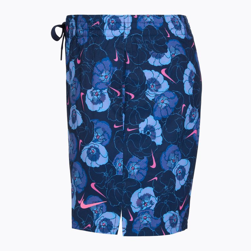 Șorturi de baie pentru bărbați Nike Multi Poppy Print 5" Volley midnight navy 4