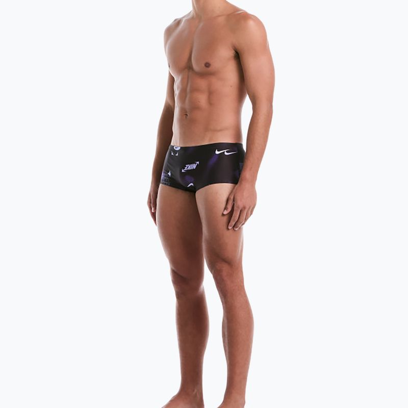 Slip de baie pentru bărbați Nike Hydrastrong Square Leg Brief purple 2