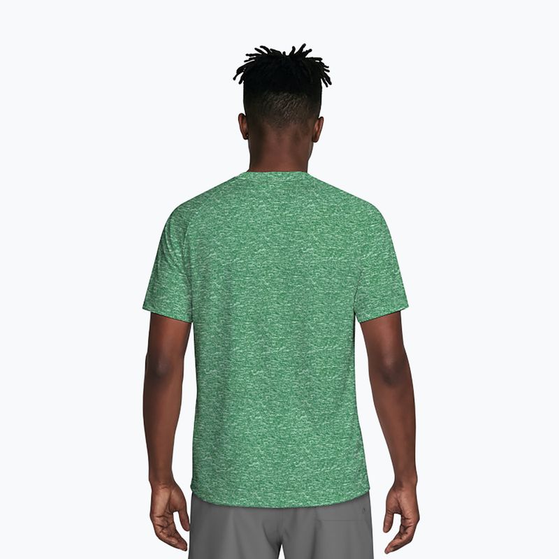 Tricou de înot pentru bărbați Nike Heather Hydroguard malachite 3