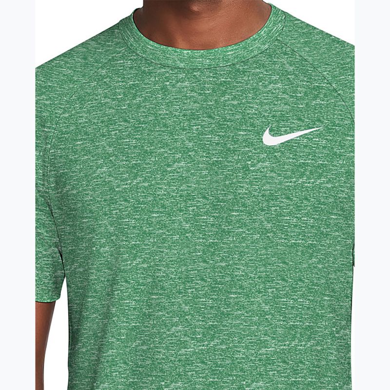 Tricou de înot pentru bărbați Nike Heather Hydroguard malachite 4