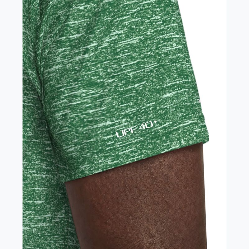 Tricou de înot pentru bărbați Nike Heather Hydroguard malachite 5