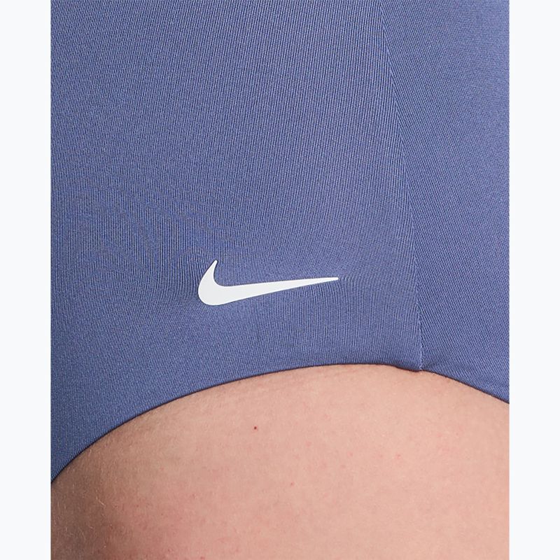 Costum de înot întreg pentru femei Nike Essential V-Neck slate 4