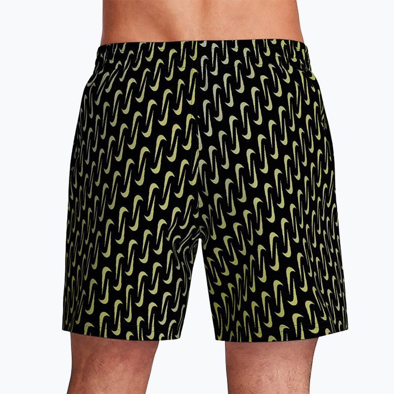 Șorturi de baie pentru bărbați Nike Breaker Swoosh 5" Volley black 4