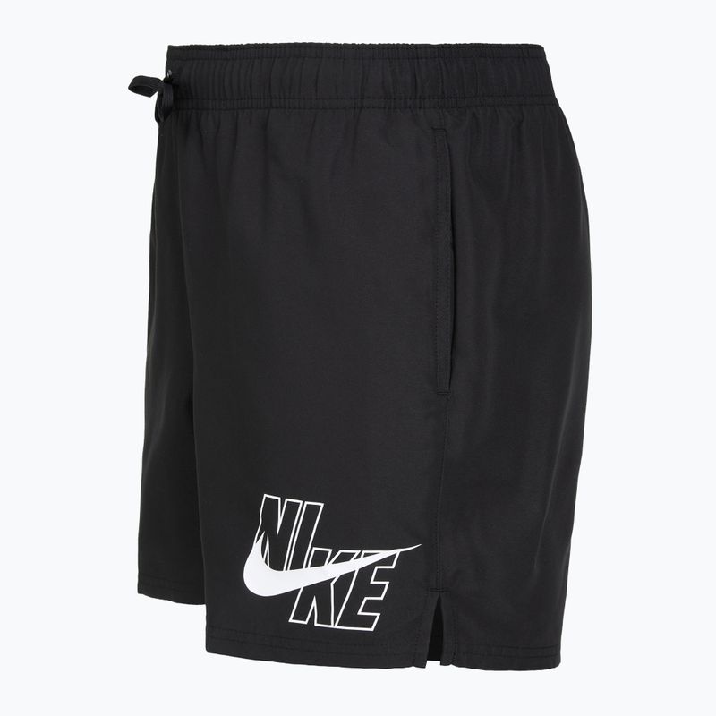 Șorturi de baie pentru bărbați Nike Lap Logo 5" Volley black 3