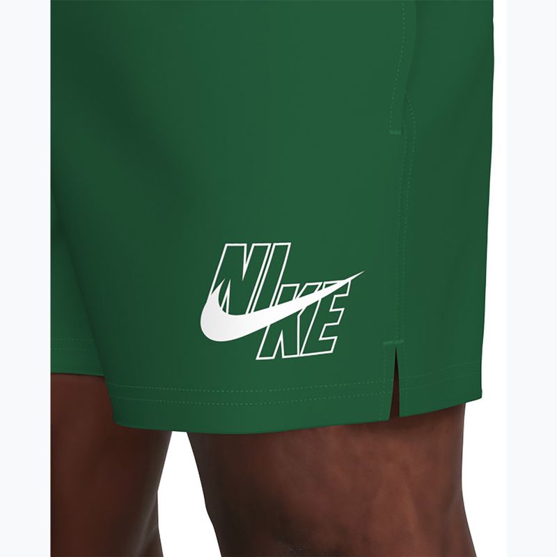 Șorturi de baie pentru bărbați Nike Lap Logo 5" Volley malachite 7