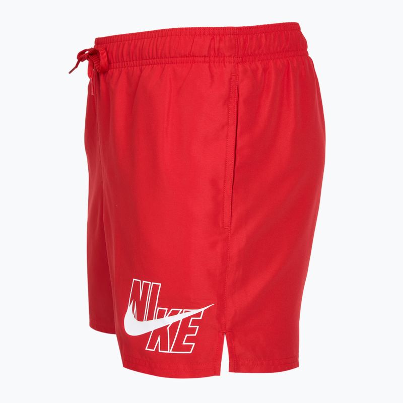 Șorturi de baie pentru bărbați Nike Logo Lap 5" Volley university red 3