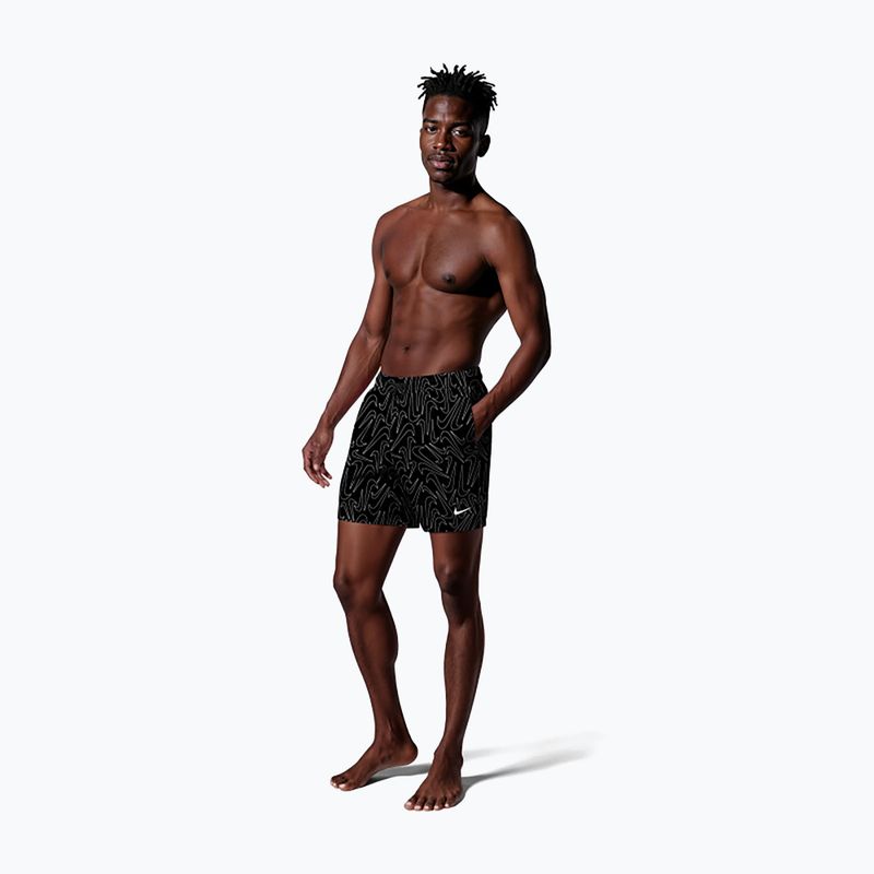 Șorturi de baie pentru bărbați Nike Breaker Logofetti 5" Volley black 2