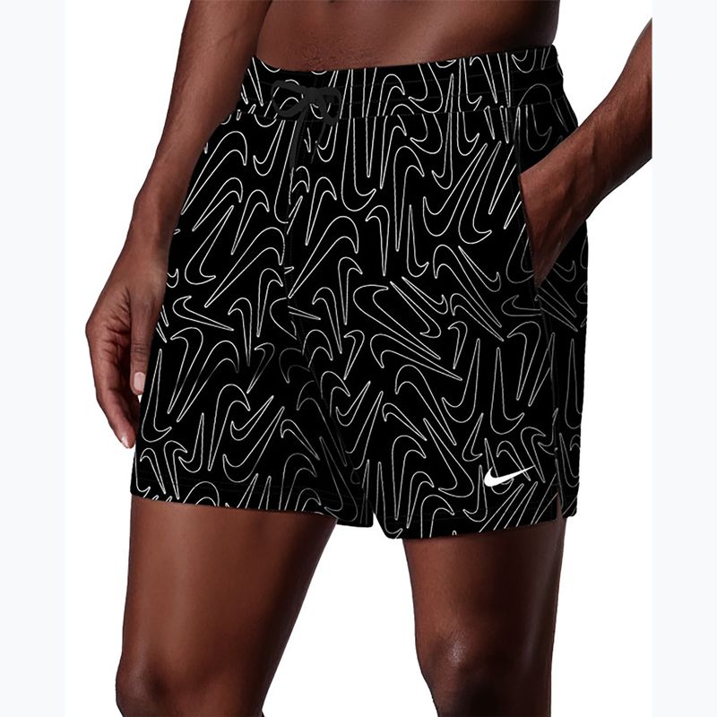 Șorturi de baie pentru bărbați Nike Breaker Logofetti 5" Volley black 3