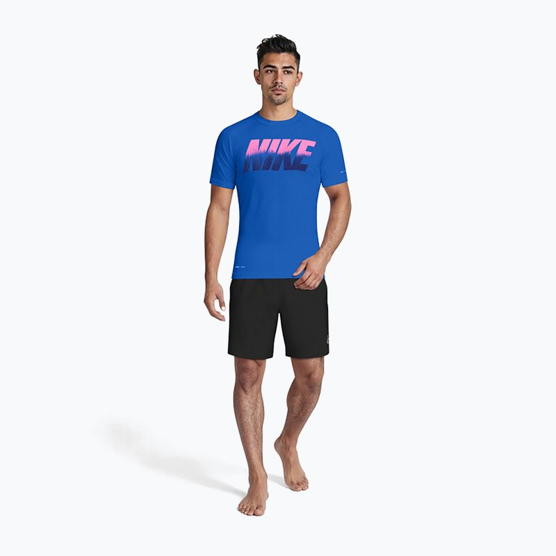 Tricou pentru bărbați Nike Hydroguard Ocean Merge blue crystal 2