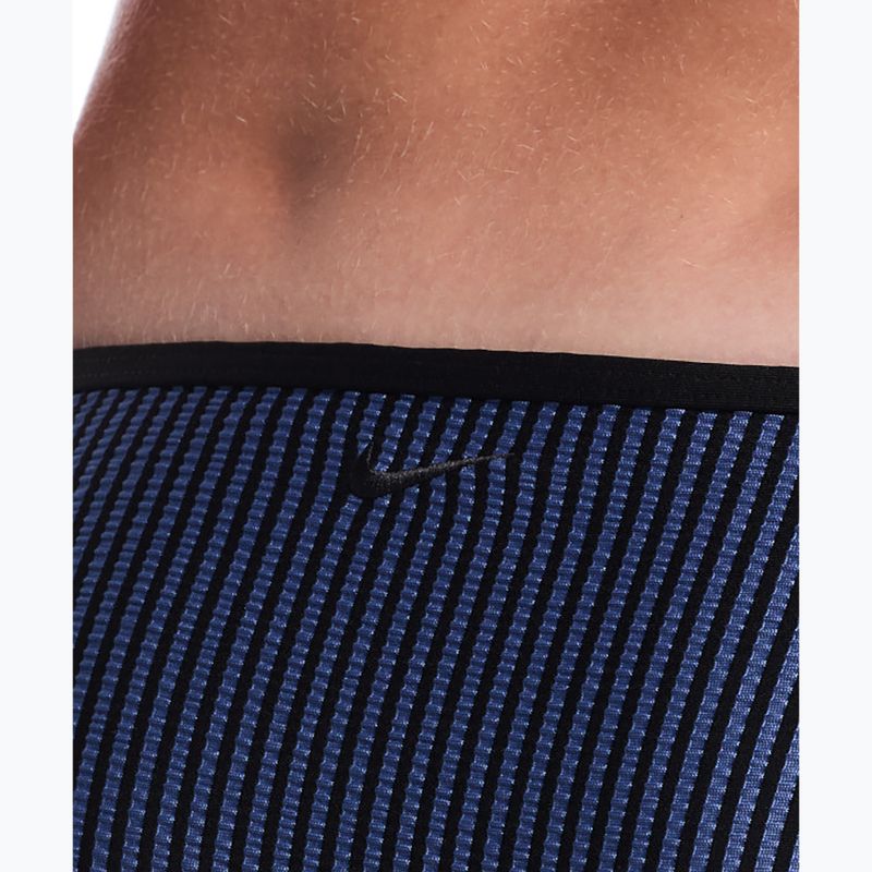 Partea de jos a costumului de baie Nike Ripple Texture Hipster Bikini slate 4