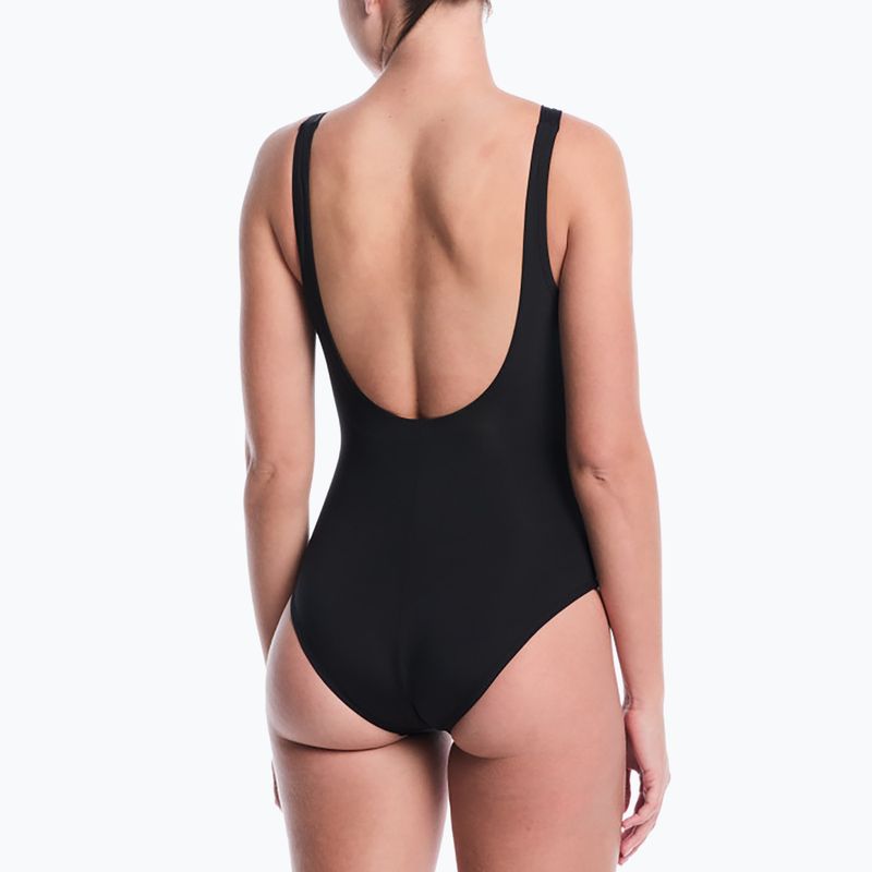 Costum de înot întreg pentru femei Nike Essential U-Back black 3