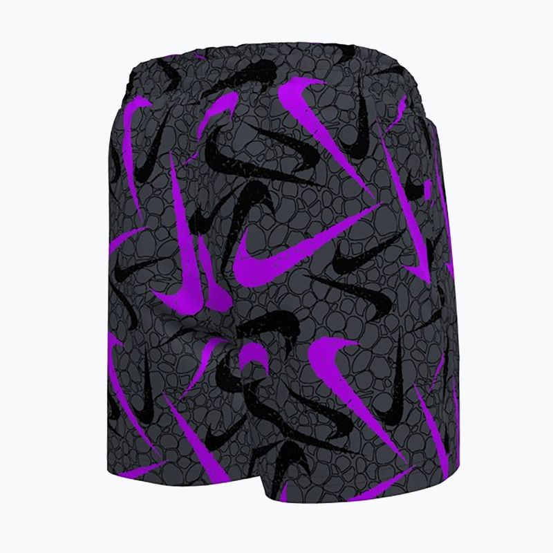 Șorturi de baie pentru copii Nike Breaker Pebble 4" Volley black 2