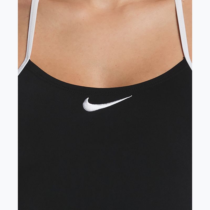 Costum de înot întreg pentru femei Nike Hydrastrong Logo Graphic T-Back black 4