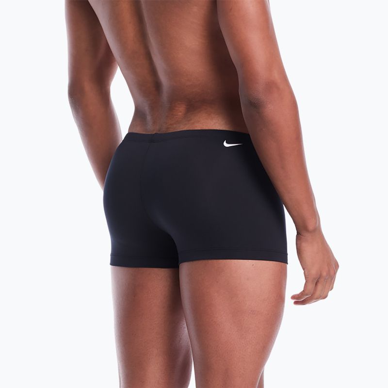 Boxeri de baie pentru bărbați Nike Logo Graphic Square Leg black 3