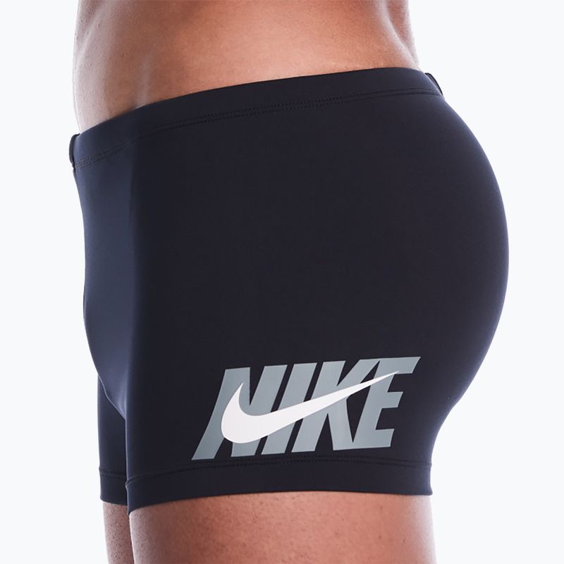 Boxeri de baie pentru bărbați Nike Logo Graphic Square Leg black 5