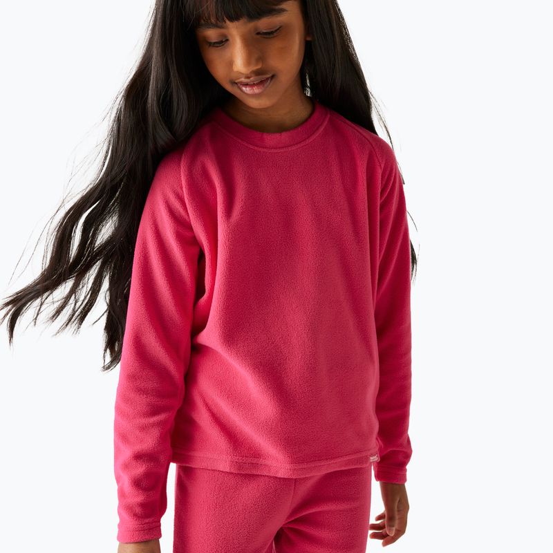 Bluză termică pentru copii REGATTA Thermal Baselayer pink potion 4