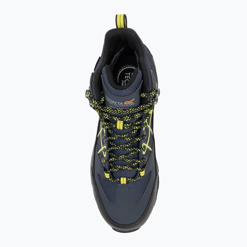 Încălțăminte de trekking pentru bărbați REGATTA Samaris III navy/lime punch 5