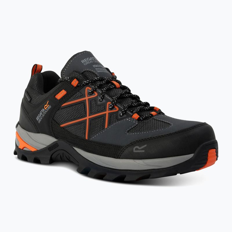 Încălțăminte de trekking pentru bărbați REGATTA Samaris III Low granite/blaze orange 8