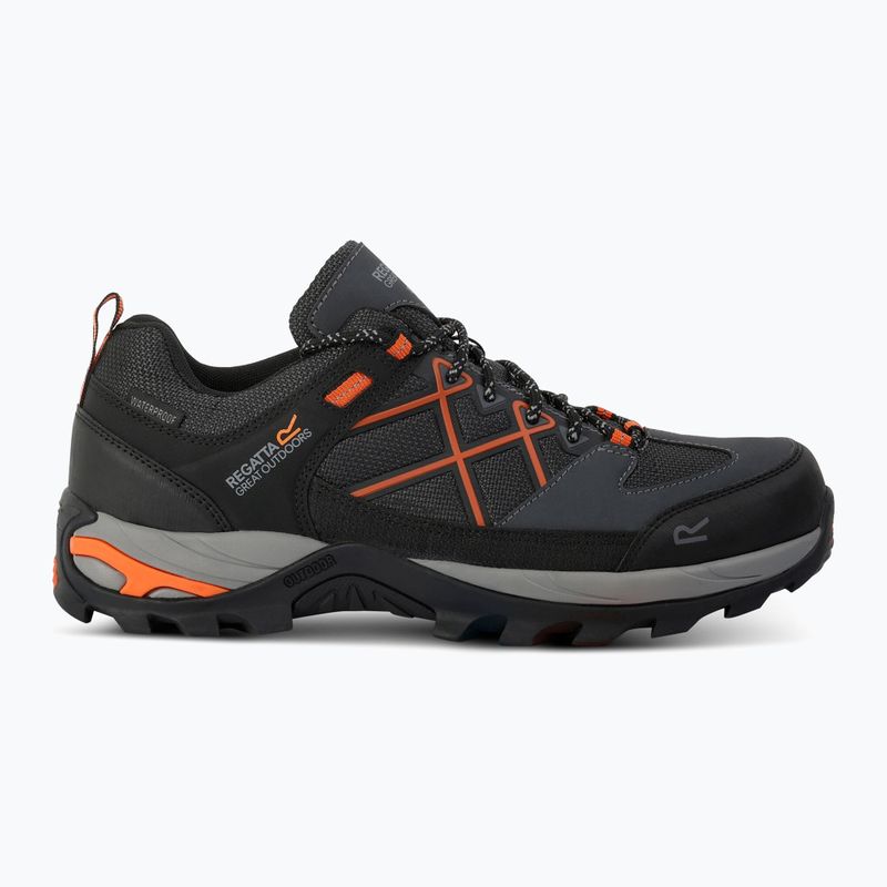 Încălțăminte de trekking pentru bărbați REGATTA Samaris III Low granite/blaze orange 9