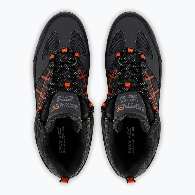 Încălțăminte de trekking pentru bărbați REGATTA Samaris III Low granite/blaze orange 11