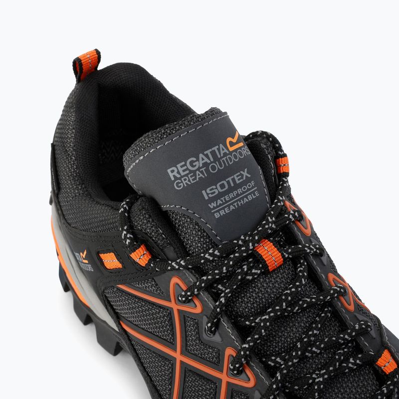 Încălțăminte de trekking pentru bărbați REGATTA Samaris III Low granite/blaze orange 13