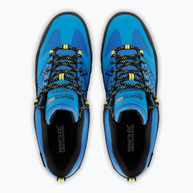 Încălțăminte de trekking pentru bărbați REGATTA Samaris III Low blue/lime punch 11