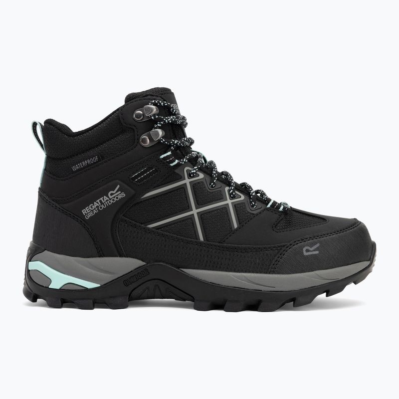 Încălțăminte de trekking pentru femei REGATTA Samaris III black/beached aqua 2