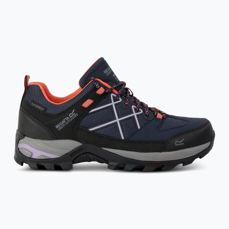 Încălțăminte de trekking pentru femei REGATTA Samaris III Low navy/lilac 8