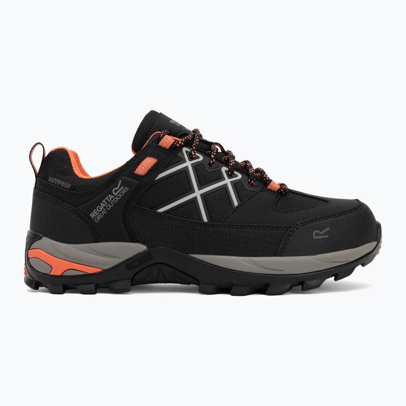 Încălțăminte de trekking pentru femei REGATTA Samaris III Low black/satsuma 2