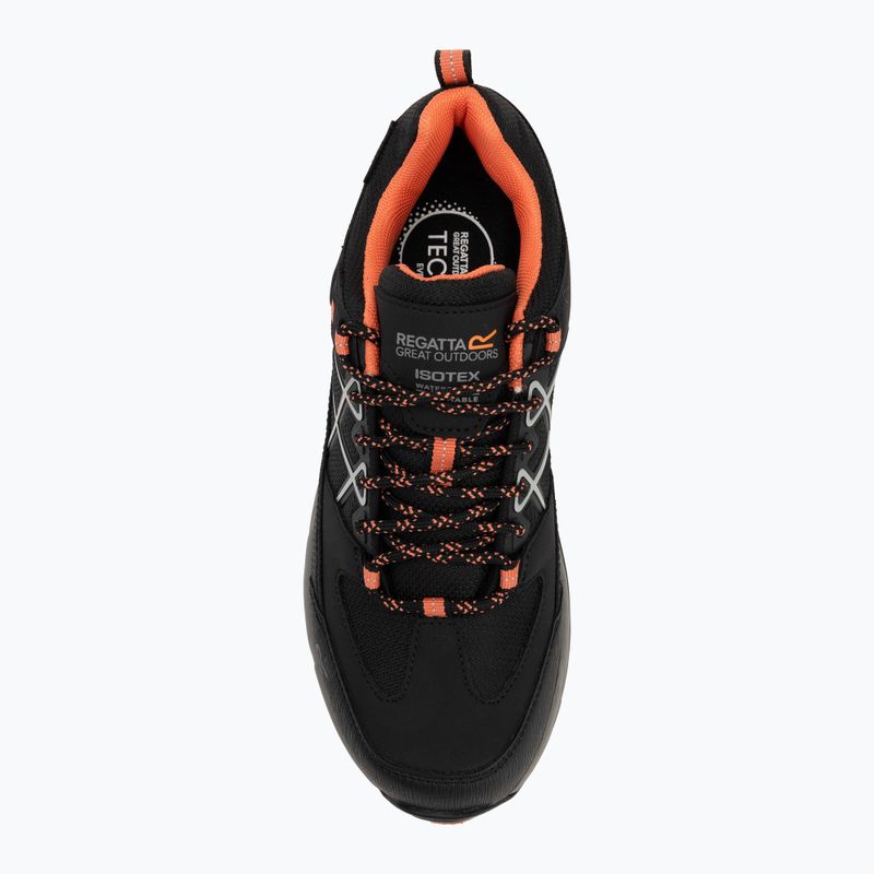 Încălțăminte de trekking pentru femei REGATTA Samaris III Low black/satsuma 5