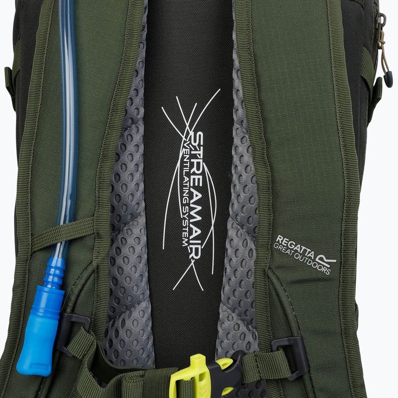 Rucsac de trekking REGATTA Highton V2 35 l dark khaki/four leaf clover 6