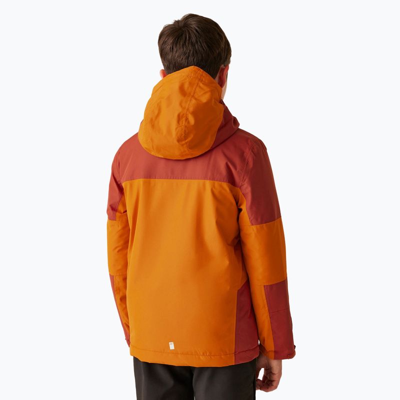 Geacă cu puf pentru copii REGATTA Beamz IV fox/red ochre 3