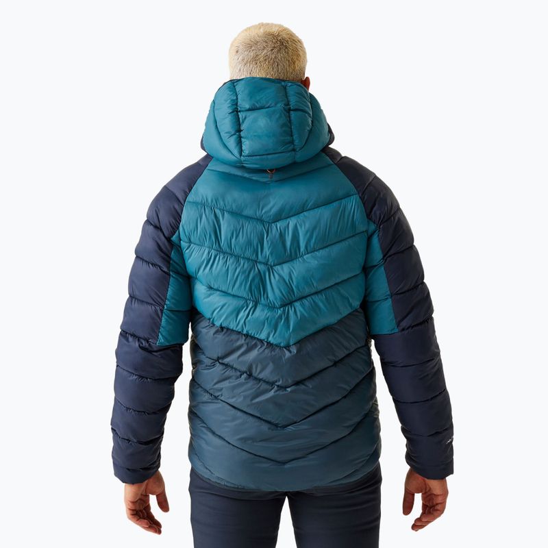 Geacă de puf pentru bărbați  REGATTA Hooded Dalent moroccan blue/moonlight denim 3