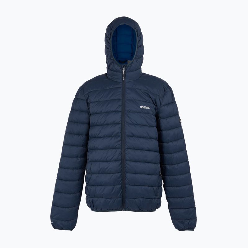 Geacă pentru bărbați REGATTA Hooded Marizion black navy/olympian blue 6
