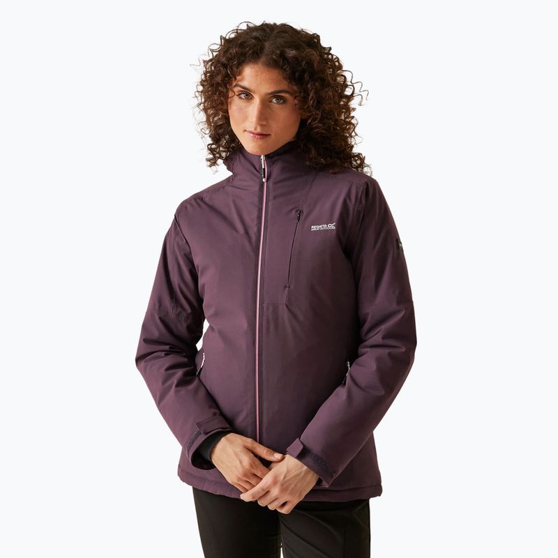 Geacă izolată pentru femei  REGATTA Highton Stretch IV deep plum