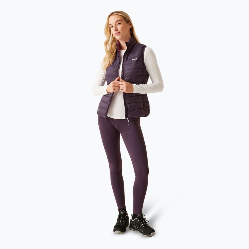 Vestă pentru femei REGATTA Marizion B/W deep plum 2