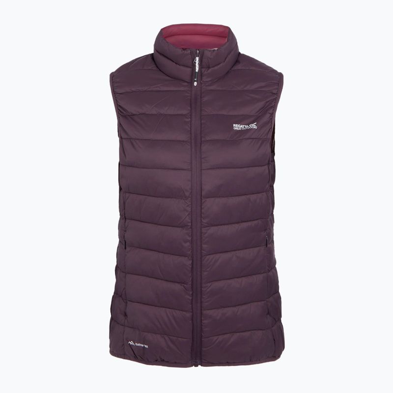 Vestă pentru femei REGATTA Marizion B/W deep plum 5