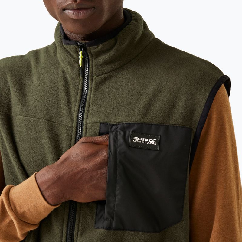 Vestă pentru bărbați REGATTA Frankie B/W dark khaki 4