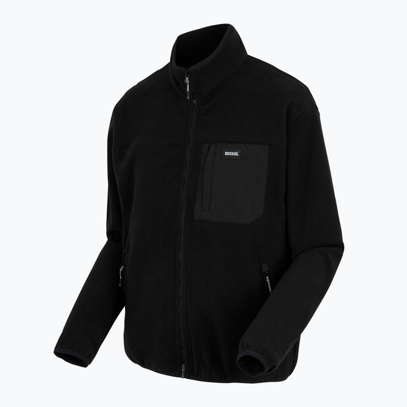 Bluză fleece pentru bărbați REGATTA Frankie Full Zip black 7