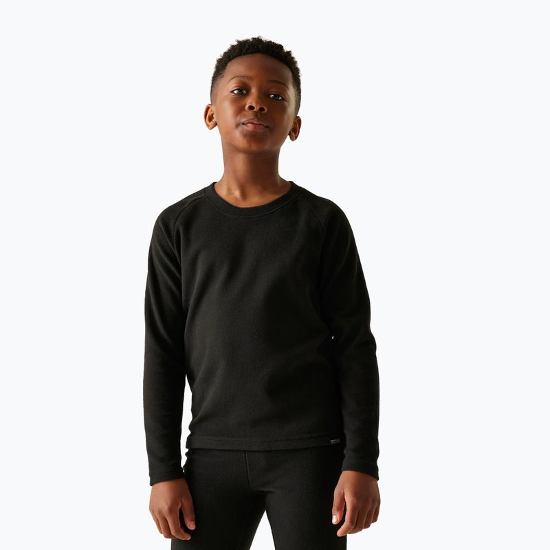 Bluză termică pentru copii REGATTA Thermal Baselayer black 3