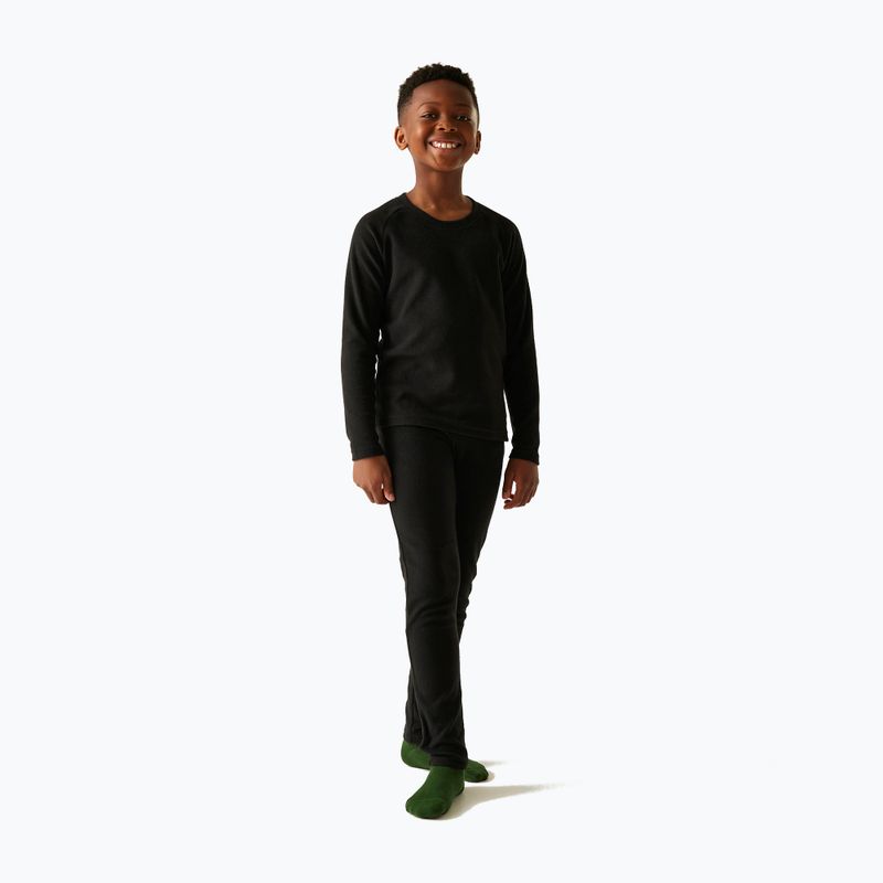Bluză termică pentru copii REGATTA Thermal Baselayer black 4