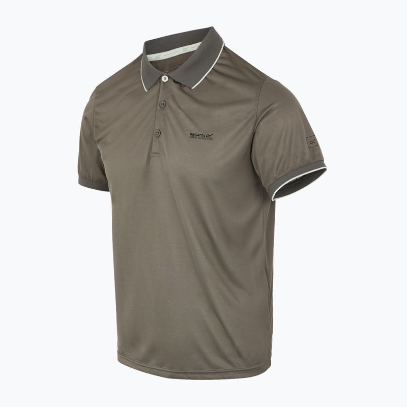 Tricou de trekking pentru bărbați REGATTA Polo Remex II treetop solid 7