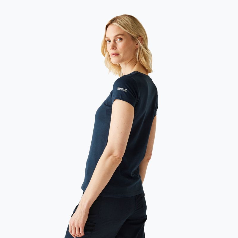 Tricou pentru femei  REGATTA Breezed V navy 3