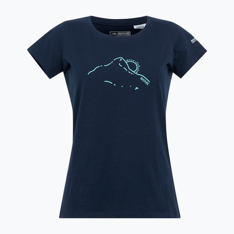 Tricou pentru femei  REGATTA Breezed V navy 5