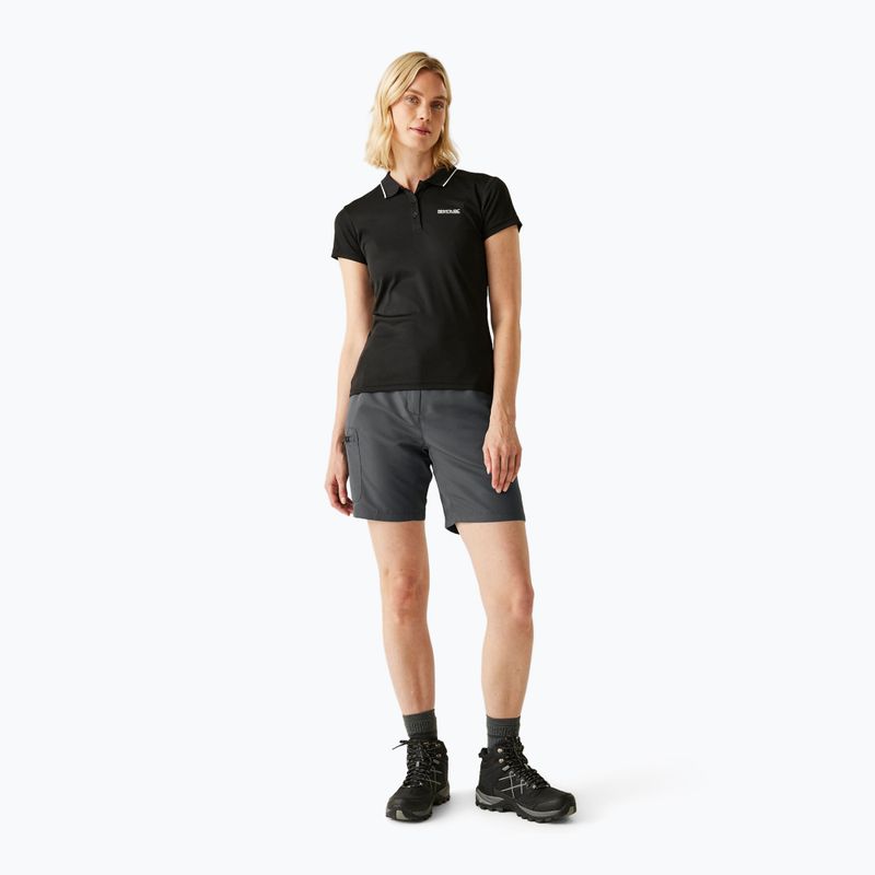 Pantaloni scurți de trekking pentru femei REGATTA Chaska III seal grey 2