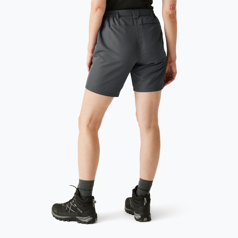 Pantaloni scurți de trekking pentru femei REGATTA Chaska III seal grey 3