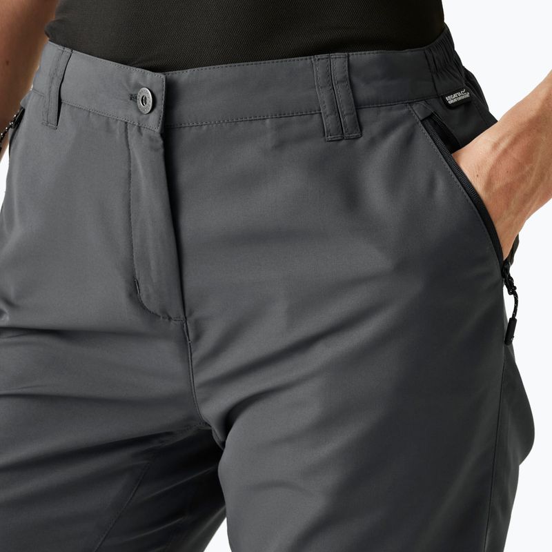 Pantaloni scurți de trekking pentru femei REGATTA Chaska III seal grey 4
