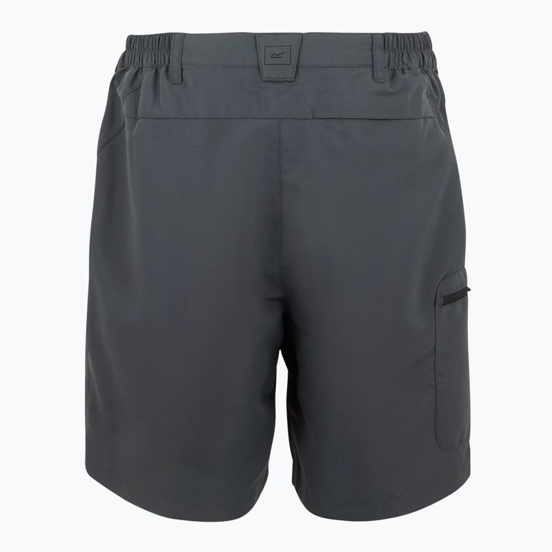 Pantaloni scurți de trekking pentru femei REGATTA Chaska III seal grey 6
