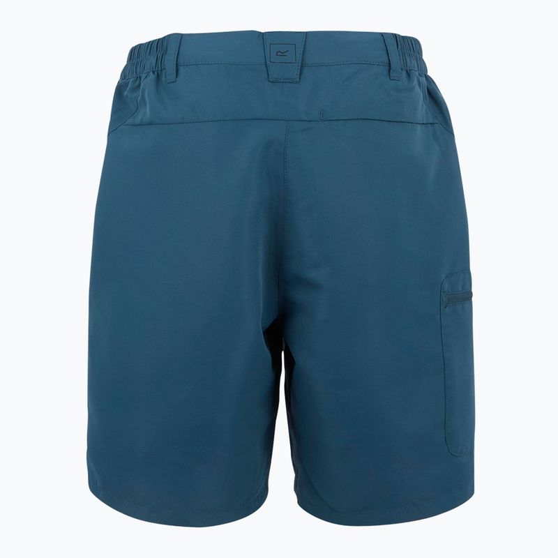 Pantaloni scurți de trekking pentru femei REGATTA Chaska III dark denim 6
